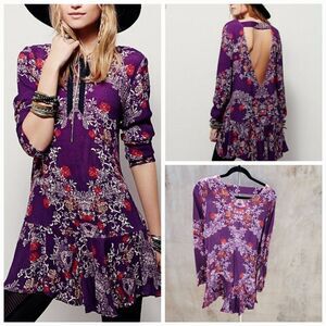 Floral Purple Dress